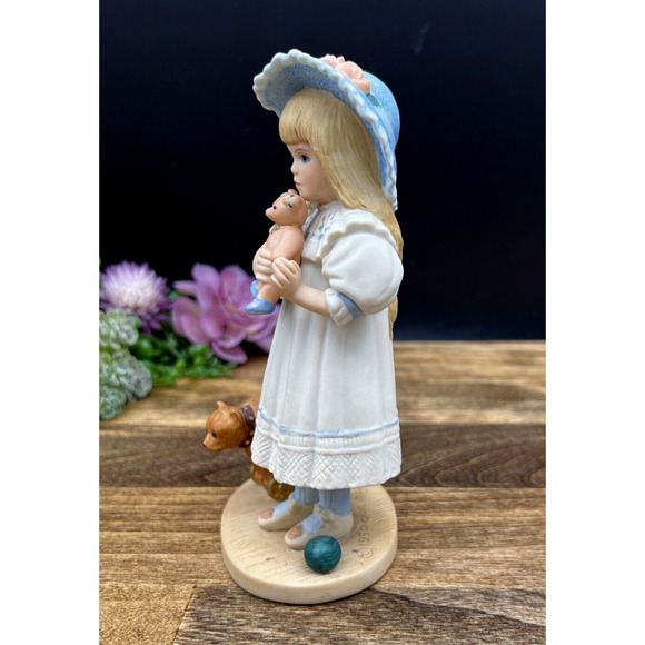 1990 Jan Hagara Limited Edition Shelley & Bear 6" Figurine S20606 #1241 - Picture 7 of 8